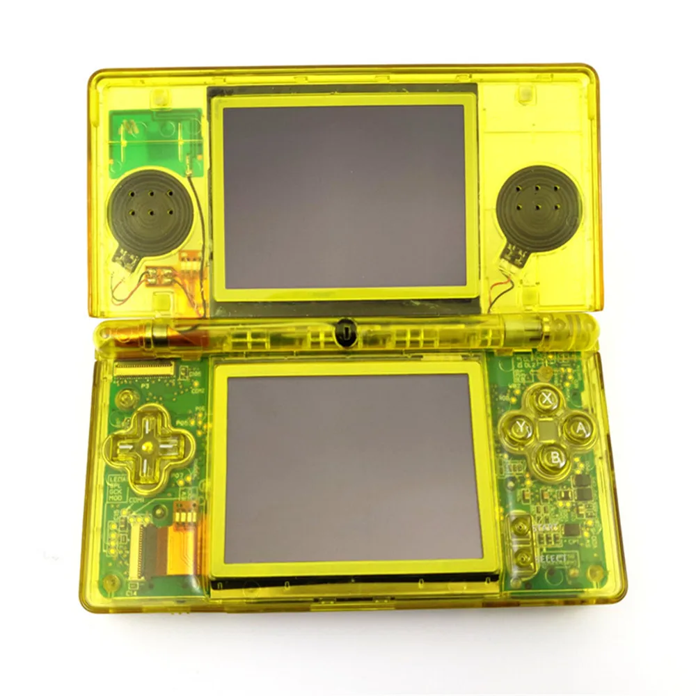 

Professionally Refurbished For Nintendo DS Lite Game Console For Nintendo DSL Video Game System - Clear Yellow Console