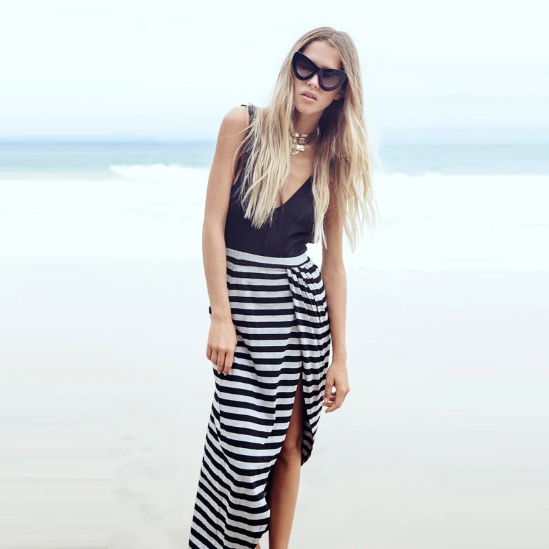 bcbg black asymmetrical dress