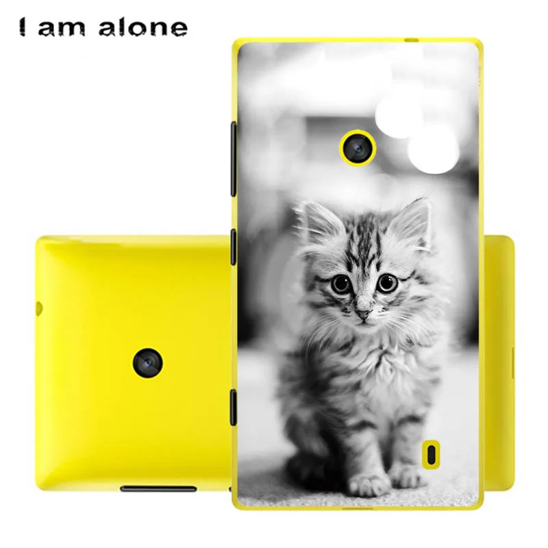 Чехлы для телефонов I am alone для microsoft Nokia Lumia 520 4,0 дюйма, мягкий ТПУ мобильный Модный Цветной чехол для Nokia 520 - Цвет: Soft TPU HH68