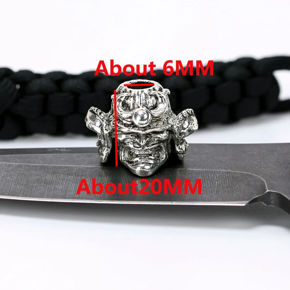 جديد أسلوب الاكسسوارات الخرز المعدنية سحر ل سوار paracord بقاء paracord ، diy قلادة مشبك ل paracord سكين الحبل