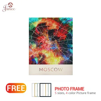 

Diamond Painting Full Square/Round Diamond Painting Moscow City Map Mosaic Rhinestone Embroidery Home Decoration