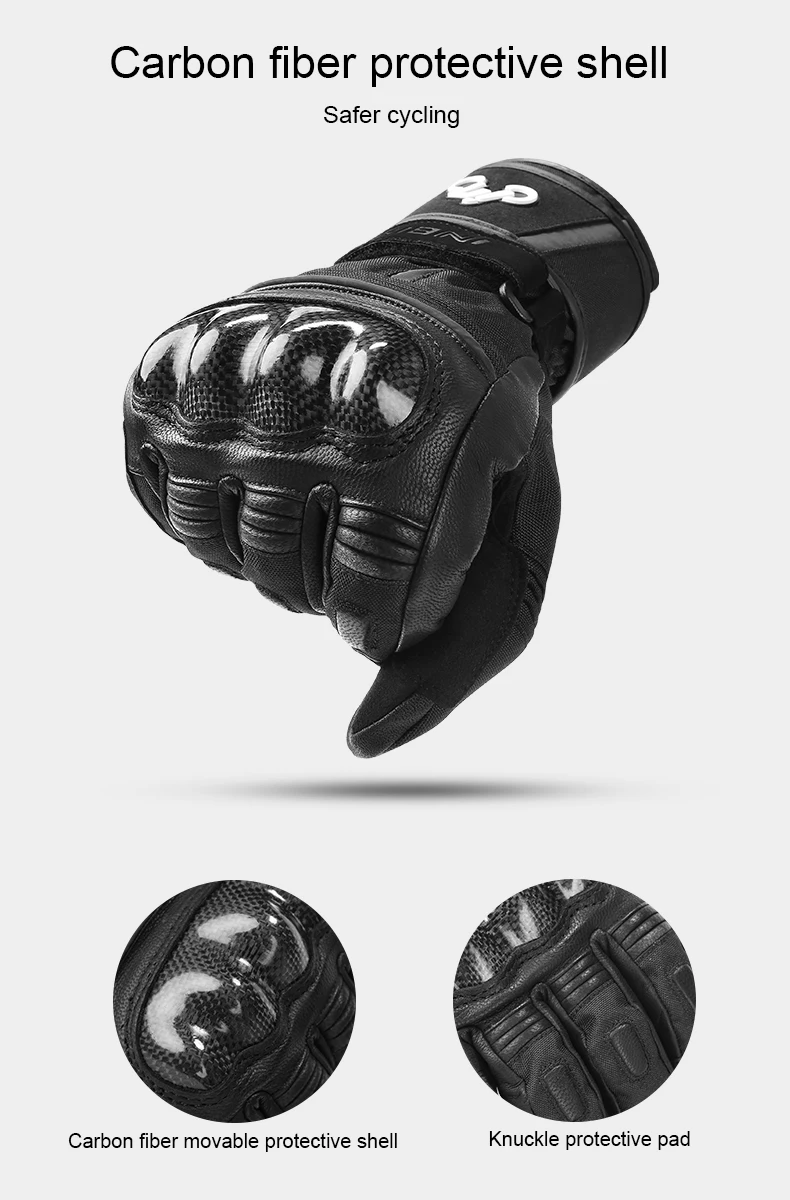 Carbon Fiber Protective shell of motor cycle gloves
