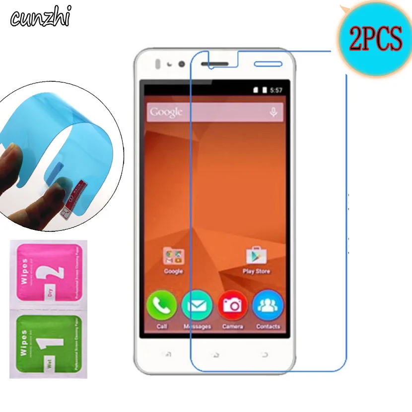 2PCS Ultra Clear Soft TPU Nano-coated Tempered Explosion proof Screen Protector Film For Micromax Bolt Selfie Q424 | Мобильные