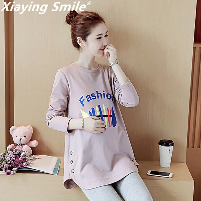 Xiaying Smile Women New Maternity Dress Female Fashion All-Match Boat Neck Sexy loose Embroidery Striped Short Dresss Sleeve Xiaying Smile Women New Maternity Dress Female Fashion All-Match Boat Neck Sexy loose Embroidery Striped Short Dresss Sleeve