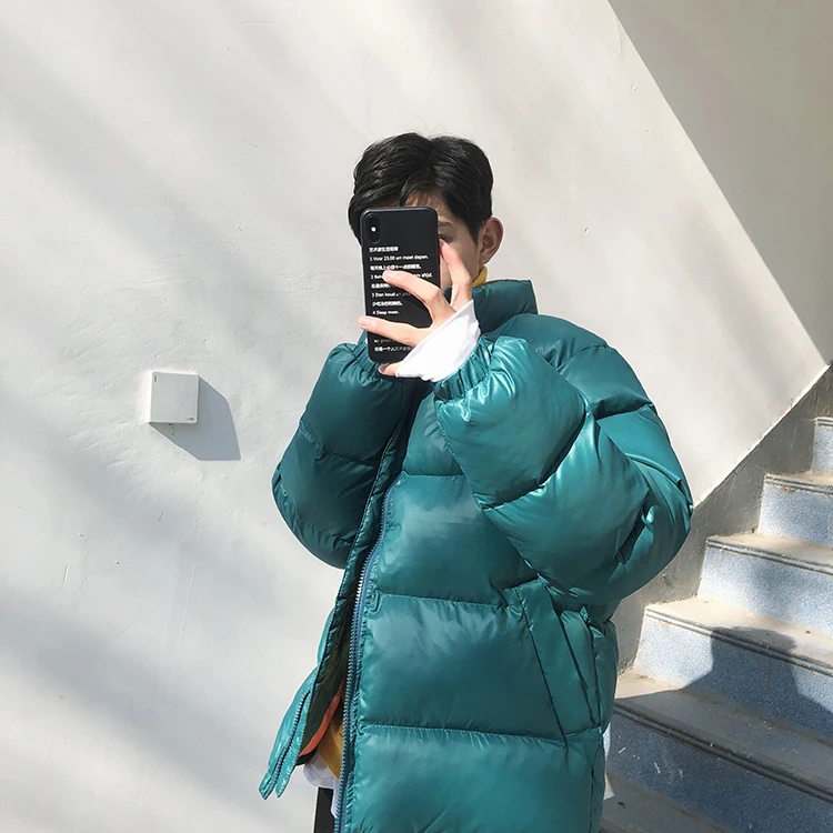 Tcyeek зимняя куртка мужская одежда корейский модный бренд теплая Толстая Мужская Женская парка Hombre короткое приталенное зимнее пальто LW565