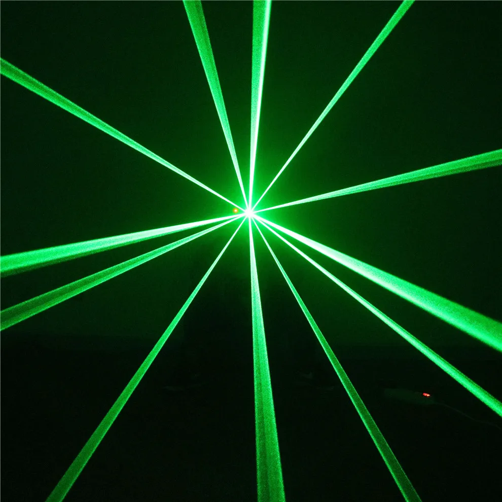 Alienígena remoto 50 mw láser verde proyector profesional efecto de iluminación de escenario DMX 512 escáner fiesta de discoteca DJ mostrar luces - 6