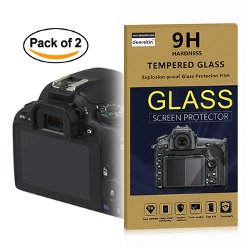 

2x Self-Adhesive 0.3mm Glass LCD Screen Protector for Canon EOS M100 M200 100D 200D 250D / Rebel SL1 SL2 SL3 / Kiss X7 X8 X9 X10