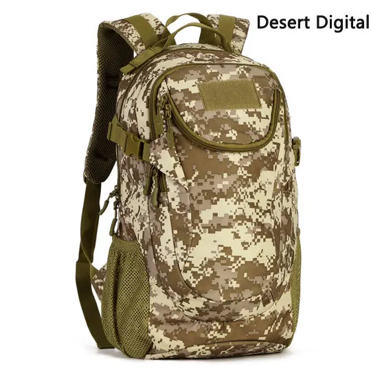 Протектор Плюс 25L тактический армейский Камуфляжный солдатский Рюкзак Студенческая школьная сумка водонепроницаемый высокое качество MOLLE pack Explorer - Цвет: Desert Digital