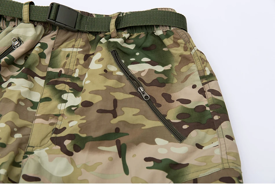 Refire gear легкие съемные военные штаны мужские быстросохнущие камуфляжные тактические штаны дышащие отстегивающиеся армейские брюки