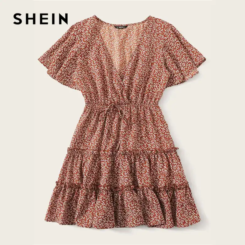 Shein Ditsy Floral Dress Flash Sales 