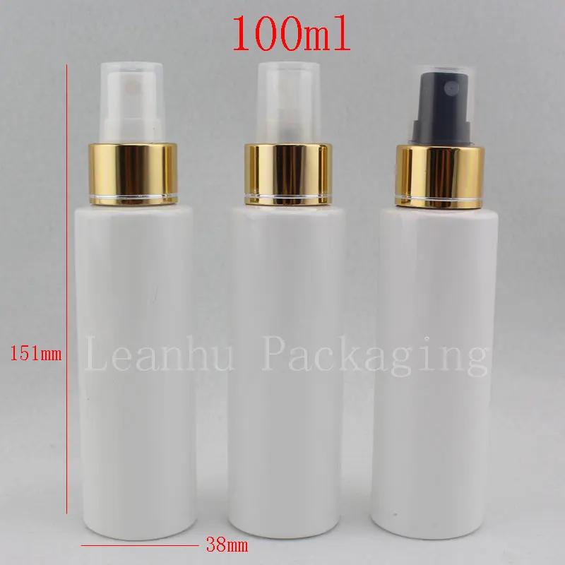 100ml White Plastic Makeup Astringent Toner Bottles Empty Cosmetic Containers 100CC Refillable Water Fine Spray | Красота и здоровье