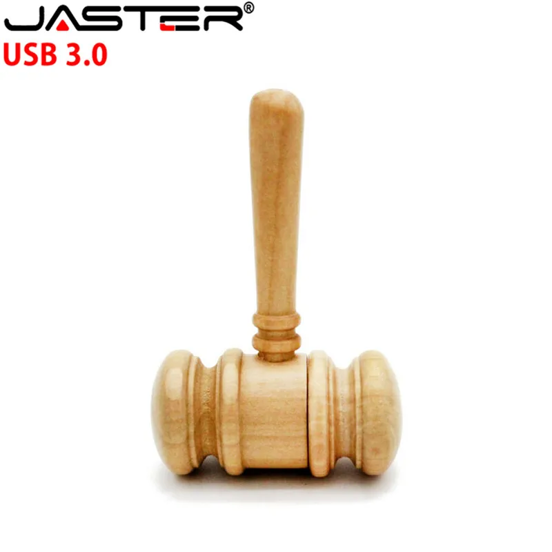 JASTER USB 3,0 деревянный USB флеш-накопитель judge hammer 4 ГБ 8 ГБ 16 ГБ 32 ГБ 64 Гб карта памяти usb креативный подарок