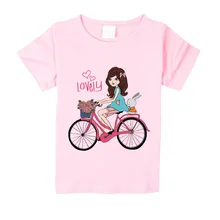 1-8 años, camiseta grande para niña, camiseta para niña, blusa para niña, venta de camiseta, 100% de algodón, ropa de verano para niños