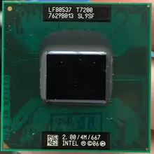 Процессор Intel Core 2 Duo T7200 CPU для ноутбука PGA 478 cpu исправно работает