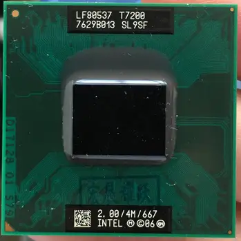 Intel Core 2 Duo T7200 CPU procesor laptopa PGA 478 cpu 100 działa poprawnie tanie i dobre opinie Rdzenie t7200 2 0 GHz Other Używane 2006 34 w 65 nanometrów PBGA479 PPGA478 Dual-core 4 mb