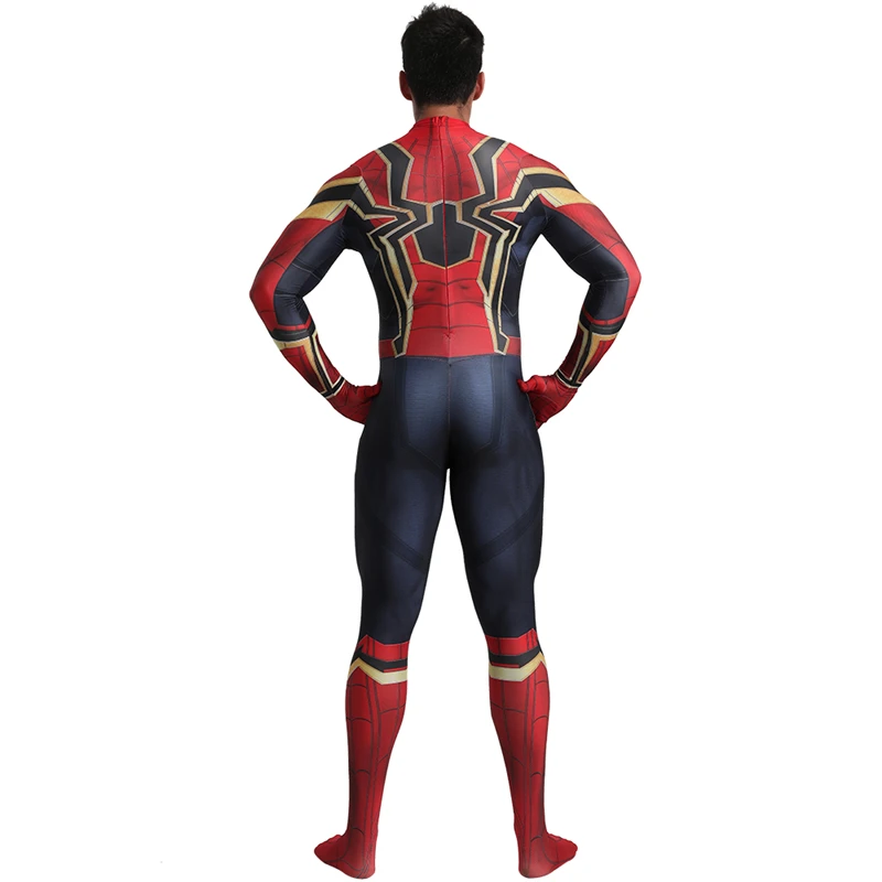 Adult Iron Spider Costume Spider Boy Far From Home Costume Venom Costume Cosplay Halloween Superhero Costume Men Suit Jumpsuit