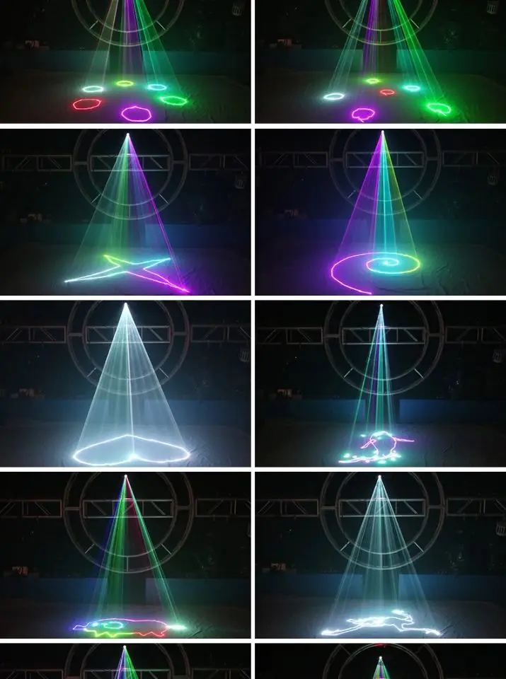 500 МВт RGB полноцветный цифровой сценический эффект лазерный проектор анимационный лучевой светильник для dj Дискотека dmx управление вечерние лампы