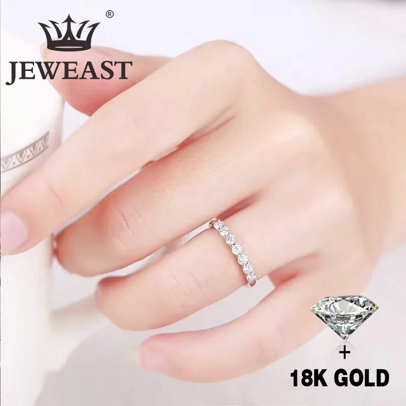 

Natural Diamond 18K Gold Pure Gold Ring Beautiful Gemstone Ring Good Upscale Trendy Classic Party Fine Jewelry Hot Sell New 2023