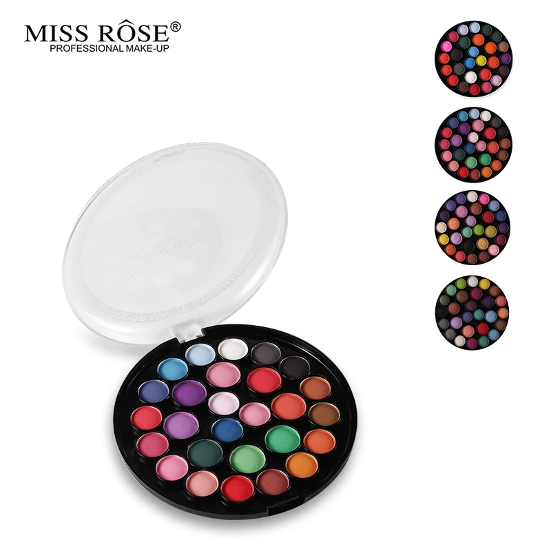 

Miss Rose Eye Makeup 27 Full Color Eye Shadow Make Up Palette Matte Shimmer Eyeshadow Long-lasting Powder Professional Cosmetic