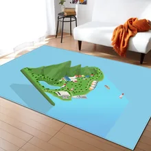 DeMissir краткое 3D узор большой ковер для гостиной спальни ресторана пол подстилка, напольный коврик офисный стул tapete