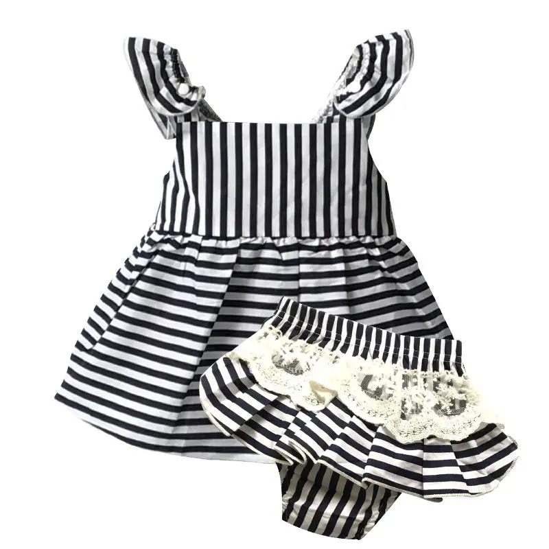 Baby clothes set summer cute baby girl clothes cotton ...