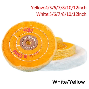 

Cotton Lint Cloth Buffing Wheel 12mm Inner Hole Buffing Polishing Wheel Buffer Polish Pad For Abrasive Tools Grinder