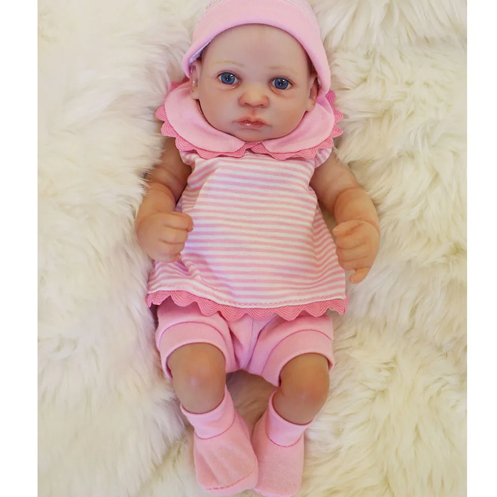 OtardDolls bebe reborn doll 25 см полностью виниловая кукла Реалистичная ручная роспись