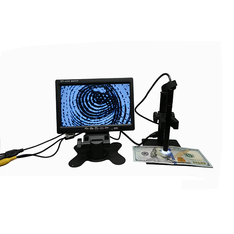 Supereyes B003A 0,3 Мп 200 AV видео выходной микроскоп Лупа Ручной фокус+ ЖК дисплей Мониторы