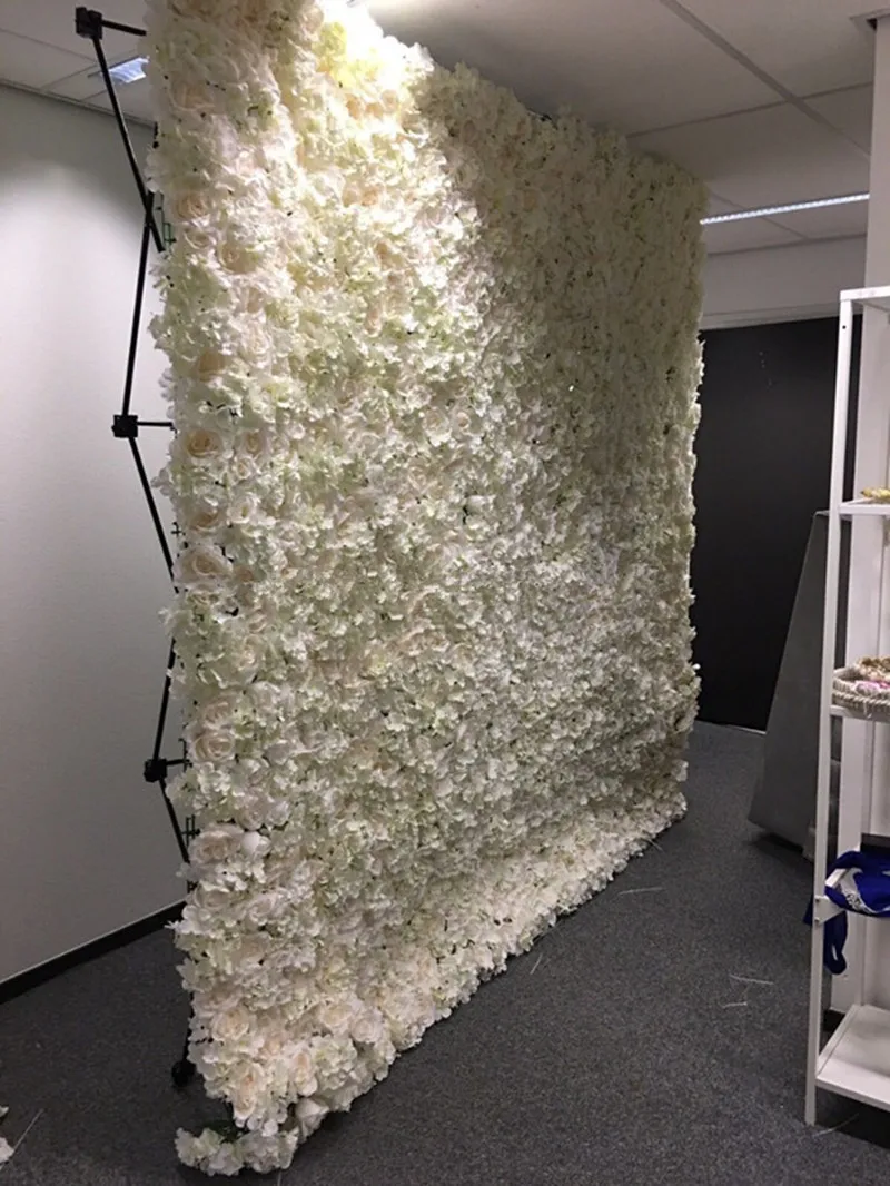 bulk cheap Wedding Flower Wall with Stand Black Iron Folded Pipe Flower Frame For Wedding Party Decoration anniversary prom class event Supplies 32 rBVaJFjPqFuAUdb0AAK7NSgJrcA014