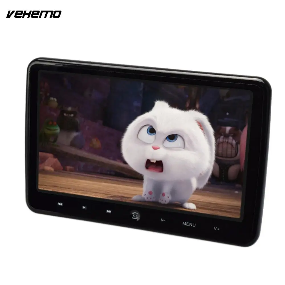 

Vehemo DC 12V Car Headrest Player DVD Monitor Car Universal Portable Game Console