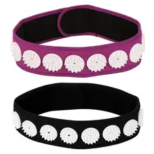 1 шт., акупунктурная Массажная повязка на голову, игла, акупунктурный массаж, Йога, обертывание, ремень для боли в шее, голова, рельефная мышца, расслабляющая стресс