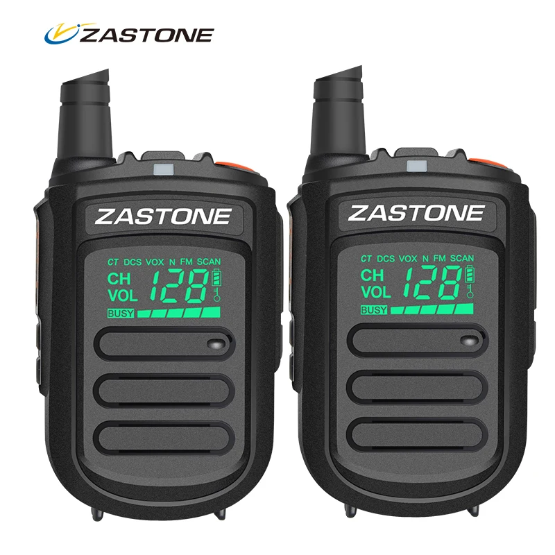 2 шт. Zastone mini9 иди и болтай Walkie Talkie UHF 400-470 МГц Частота двухстороннее радио FM сетевой, портативный коммуникатор радио для радио