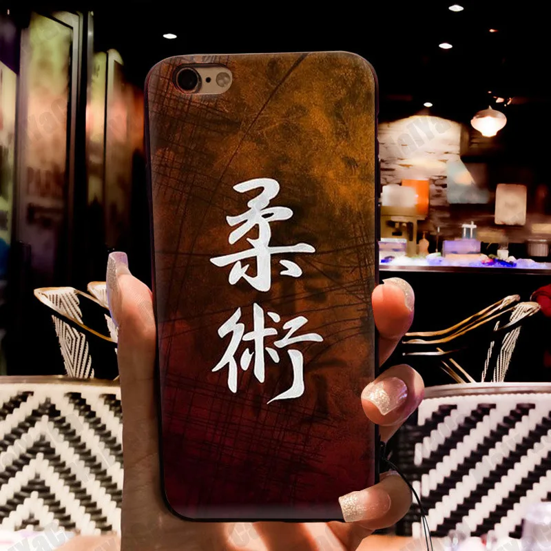 Японский чехол aikido Judo Coque для iphone 11 12 Pro XR XS Max 8 7 6 6S Plus X 5 5S SE|Бамперы| |