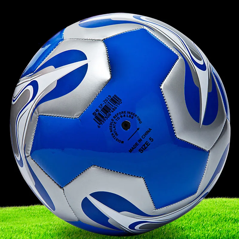 Высокое качество официальный Стандартный футбольный мяч, размер 5 обучение Futebol Баллон де Футбол шары futbol матч Voetbal Bal - Цвет: Blue