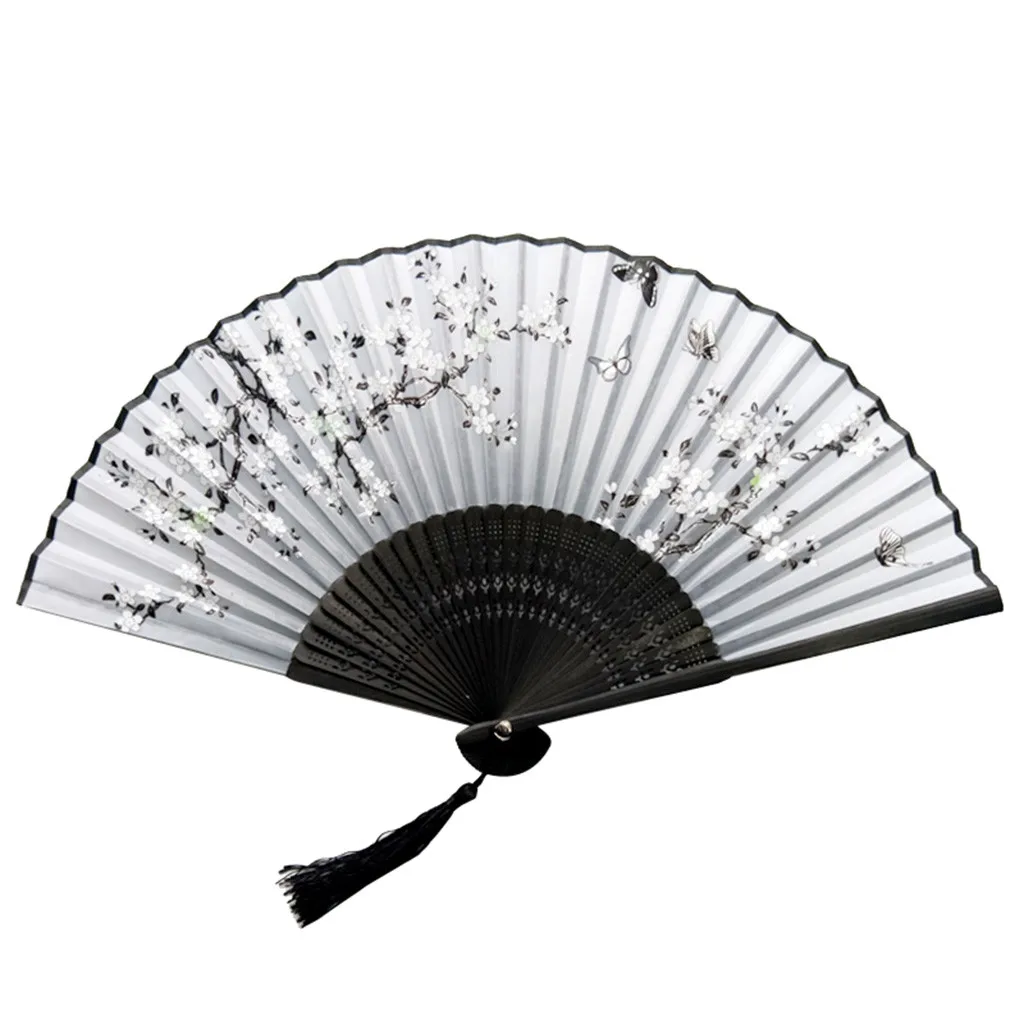 

Pattern Folding Fans Dance Wedding Party Handheld Fans Bamboo Fans Women's Hollowed Bamboo Hand Holding Folding Fans Gift