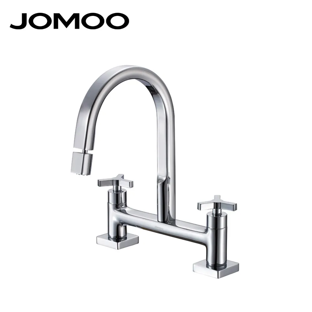JOMOO basin sink faucet double handle double hole bathroom faucet mixer