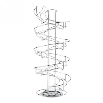 

1PC Metal Coffee Pod Holder Coffee Storage Pod Holder Rotating Rack for 30pcs Capsule