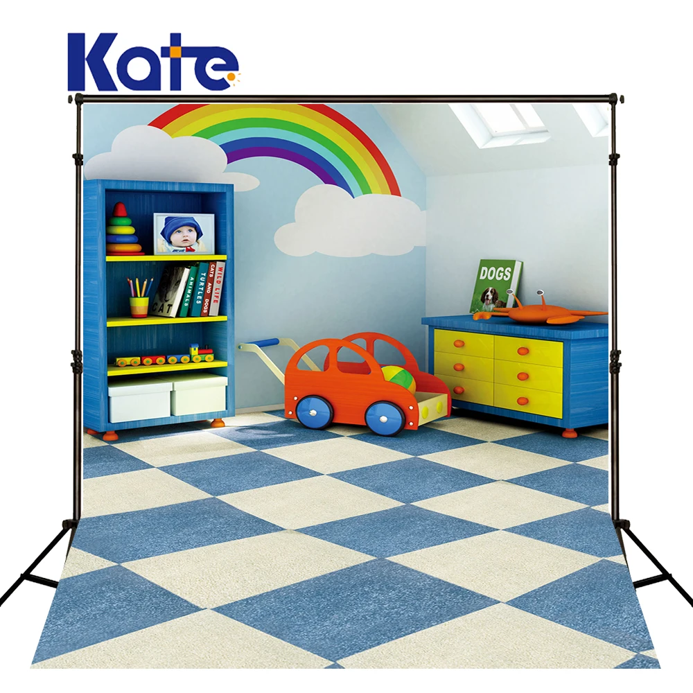 

New Arrival Background Fundo Toy Car House 6.5 Feet Length With 5 Feet Width Backgrounds Lk 2223