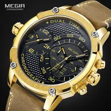^#Cheap Chronograph Leather Sports Quartz Wrist Watches Men Dual Time Zone Army Military Stopwatch Men Clock Relogios Masculino 2093GGD ^#Cheap Chronograph Leather Sports Quartz Wrist Watches Men Dual Time Zone Army Military Stopwatch Men Clock Relogios Masculino 2093GGD