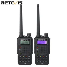 7W מכשיר קשר 2pcs Retevis RT5 Dual Band VHF + UHF 136 174 + 400 520MHz רדיו חם משדר סריקת VOX A9108