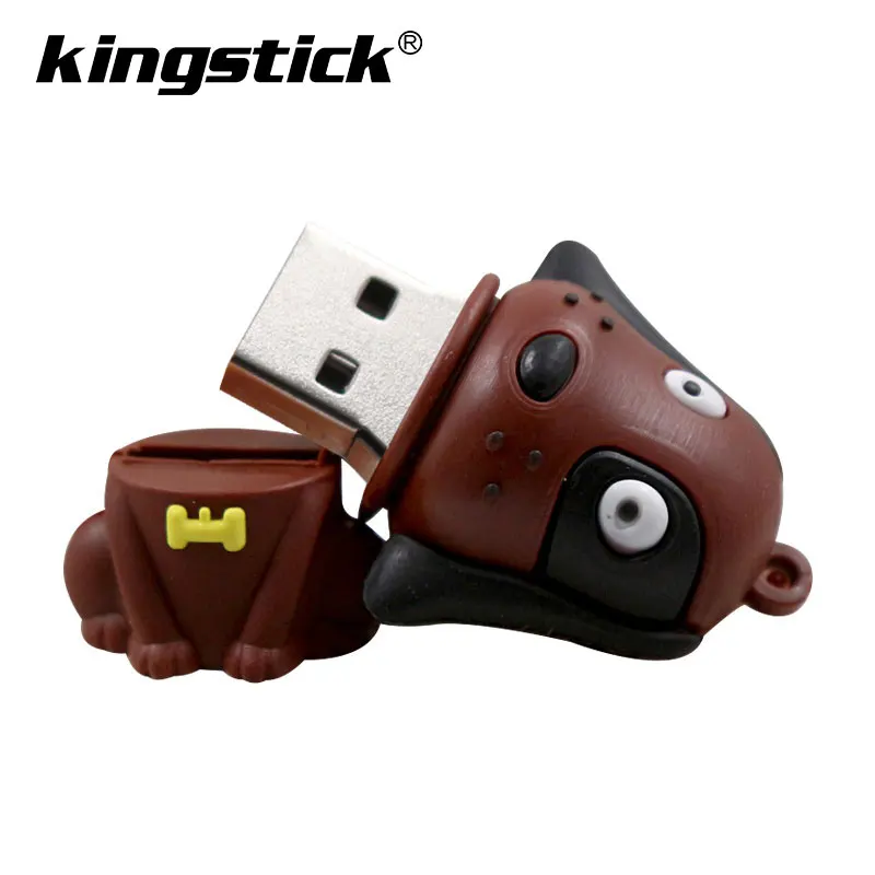 Cartoon cute dogs usb flash drive real capacity pen drive 64GB 32GB 16GB 8GB 4GB memory stick pendrive U Disk Hot girl gift