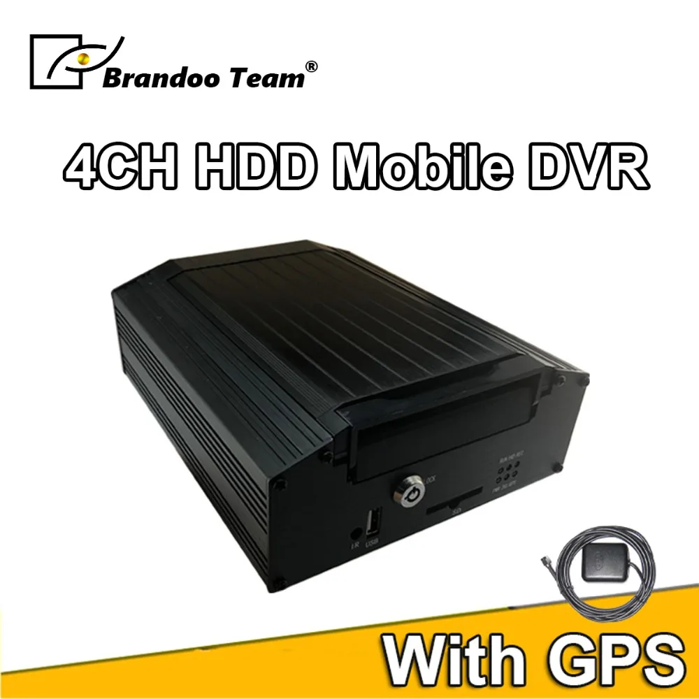 

HDD H.264 Dvr Recorder 4CH 720P MDVR For Bus With GPS Function