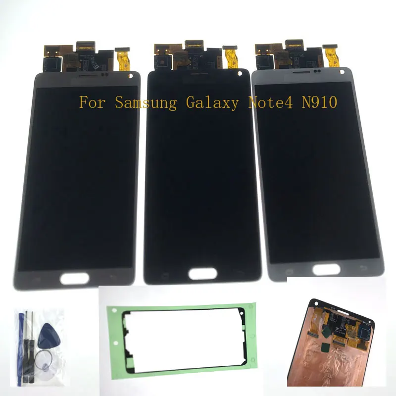 

Original 5.7" for SAMSUNG Galaxy Note 4 N910 N910C N910A N910F touch screen with shaded digitizer display component