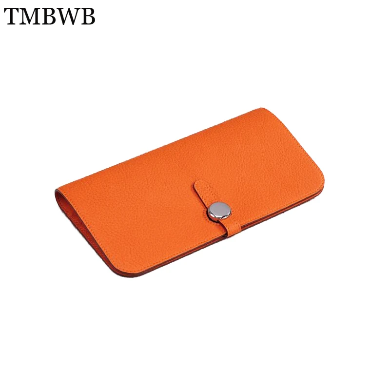 

New Women Genuine Leather Wallet Long Hasp Fashion Multifunctional Lady Purse Multiple Card Holder Money Bag C551