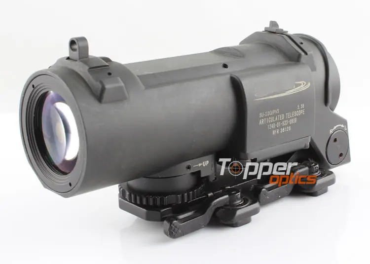 Zooming 1X / 4X Red Dot Illuminated Telescopic Sight Scope Rfflescope w