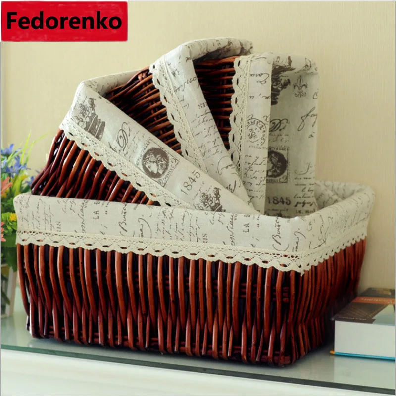 

Wicker Woven storage baskets small large snacks Sundries laundry basket easter cesto organizador wholesale cesto de roupa suja