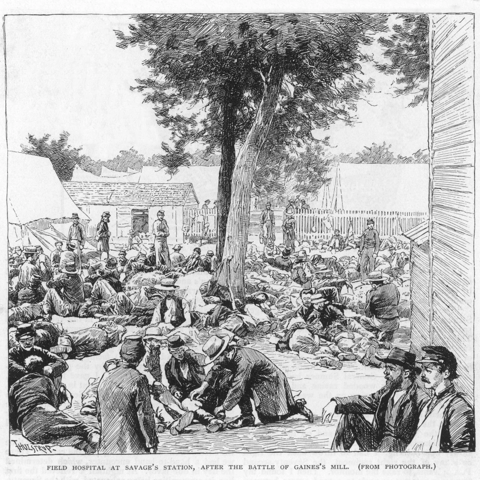 Field Hospital Poster Print By Mary Evans Picture Library (24 X 18)