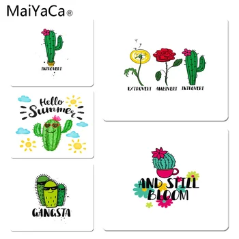 

MaiYaCa Non Slip PC Funny Cactus Gamer Speed Mice Retail Rubber Mousepad Size for 18x22cm 25x29cm Rubber Rectangle Mousemats