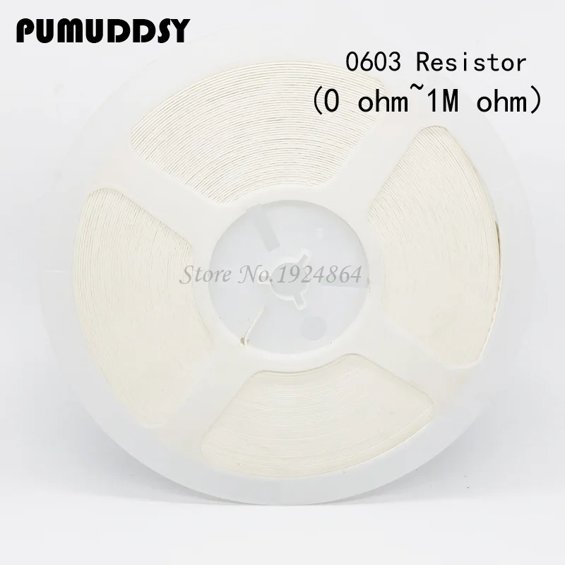 5000Pcs 0603 SMD 1/8W chip resistor resistors 0 ohm ~ 10M ohm 0R 1K 4.7K 4K7 10K 100K 5000Pcs 0603 SMD 1/8W chip resistor resistors 0 ohm ~ 10M ohm 0R 1K 4.7K 4K7 10K 100K