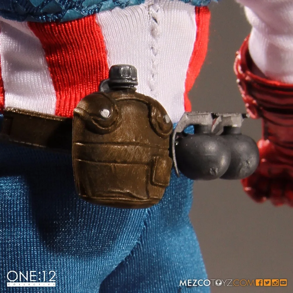 Crazy Toys Captain America Variant Action Figure Real Colthes Verion Movable Joints Captain America PVC Figures Toy Brinquedos  (8)